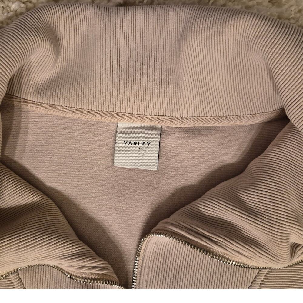Varley Vine Half Zip Jacket in Mushroom Pink - Picture 4 of 9